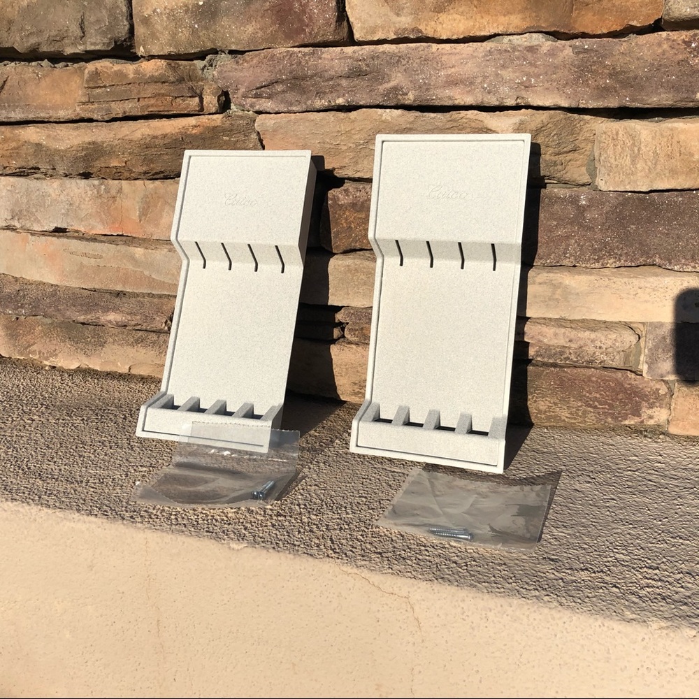 2 cutco table knife storage trays NWT